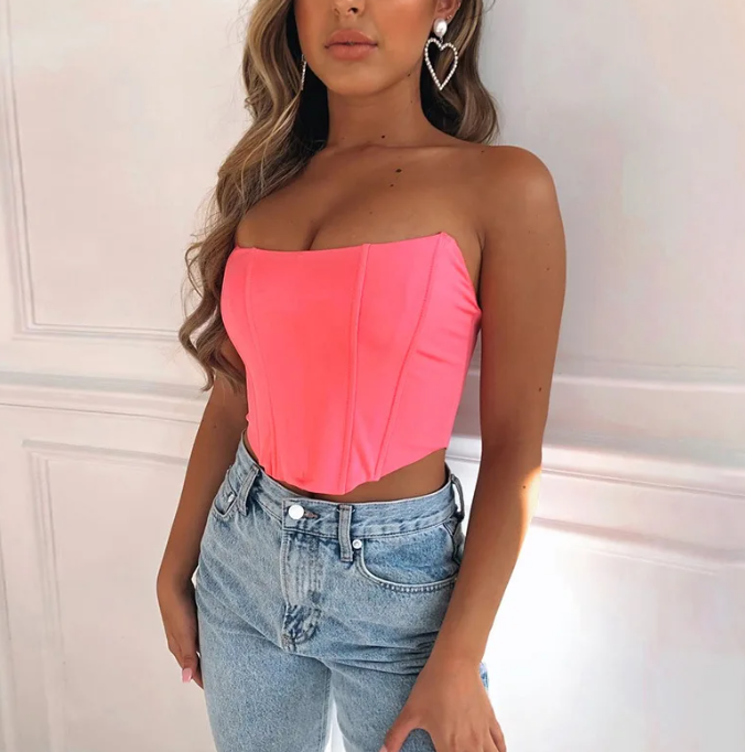 Sarah Off-Shoulder Crop Top